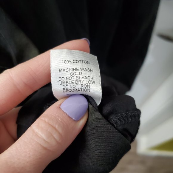 2000's olive green grunge turtleneck mini dress / tunic - Picture 7 of 7